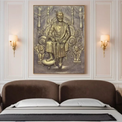 Shivaji maharaj wall murals