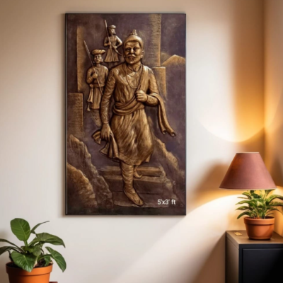 Shivaji maharaj wall murals