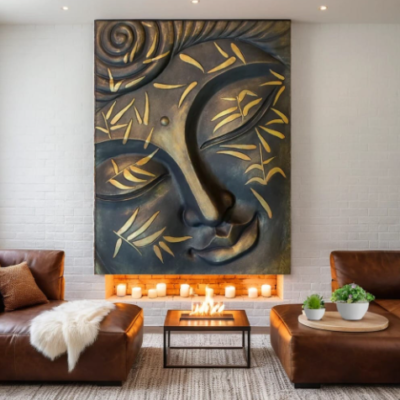 Buddha wall murals