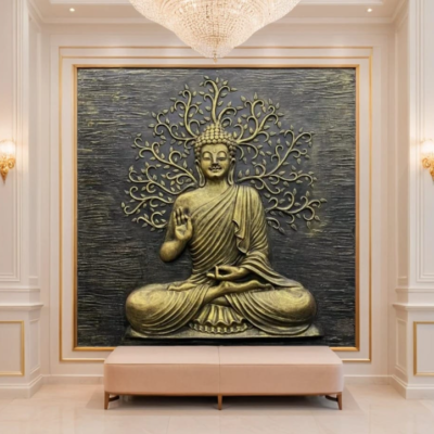 Buddha wall murals