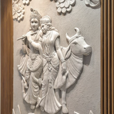 Radha Krishna wall murals