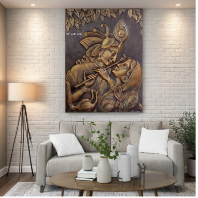 Radha Krishna wall murals