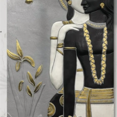 Radha Krishna wall murals