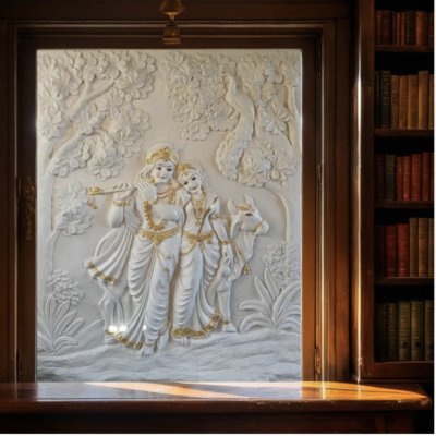 Radha Krishna wall murals