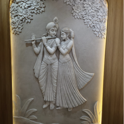 Radha Krishna wall murals