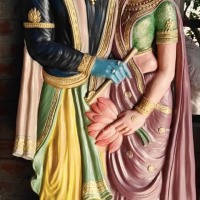 Radha Krishna wall mural