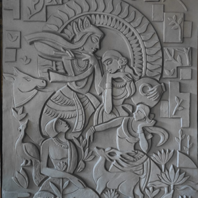 Radha Krishna abstract