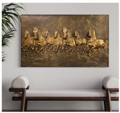 7 horses wall murals