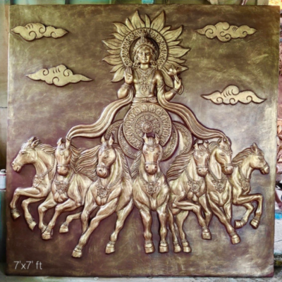 Surya bhagwan with 7horses