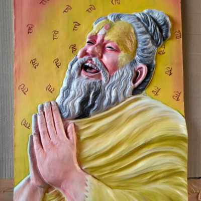 Premanand ji maharaj mural