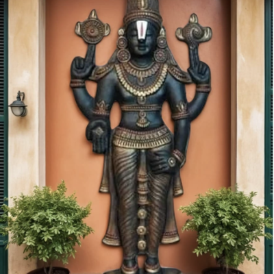 Tirupati balaji wall murals