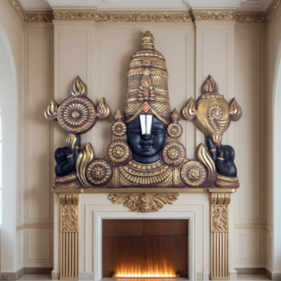 Tirupati balaji wall murals