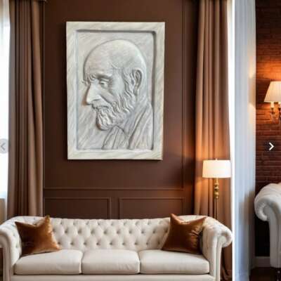 Babuji maharaj wall mural