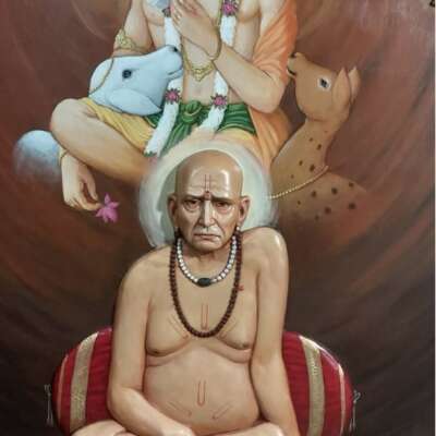 Swamy samarth ji mural